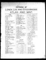 Patrons Directory, Berkshire County 1894